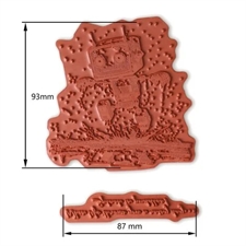 Cosmic Shimmer Cling Stamp - Andy Skinner / Bot-ology Rainy Day